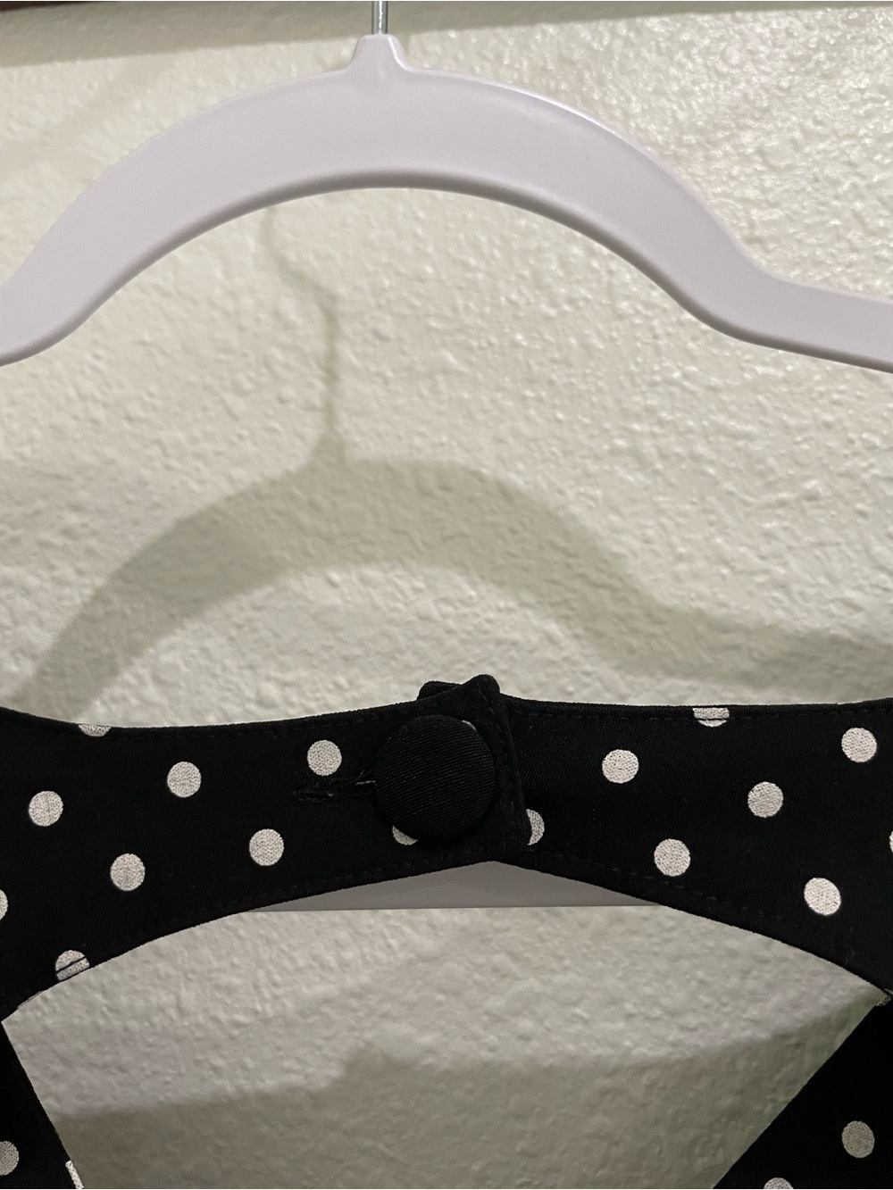 Hell Bunny Polka Dot Mod Sheath Dress Pinup Retro Black Vintage Stretch - Picture 5 of 10